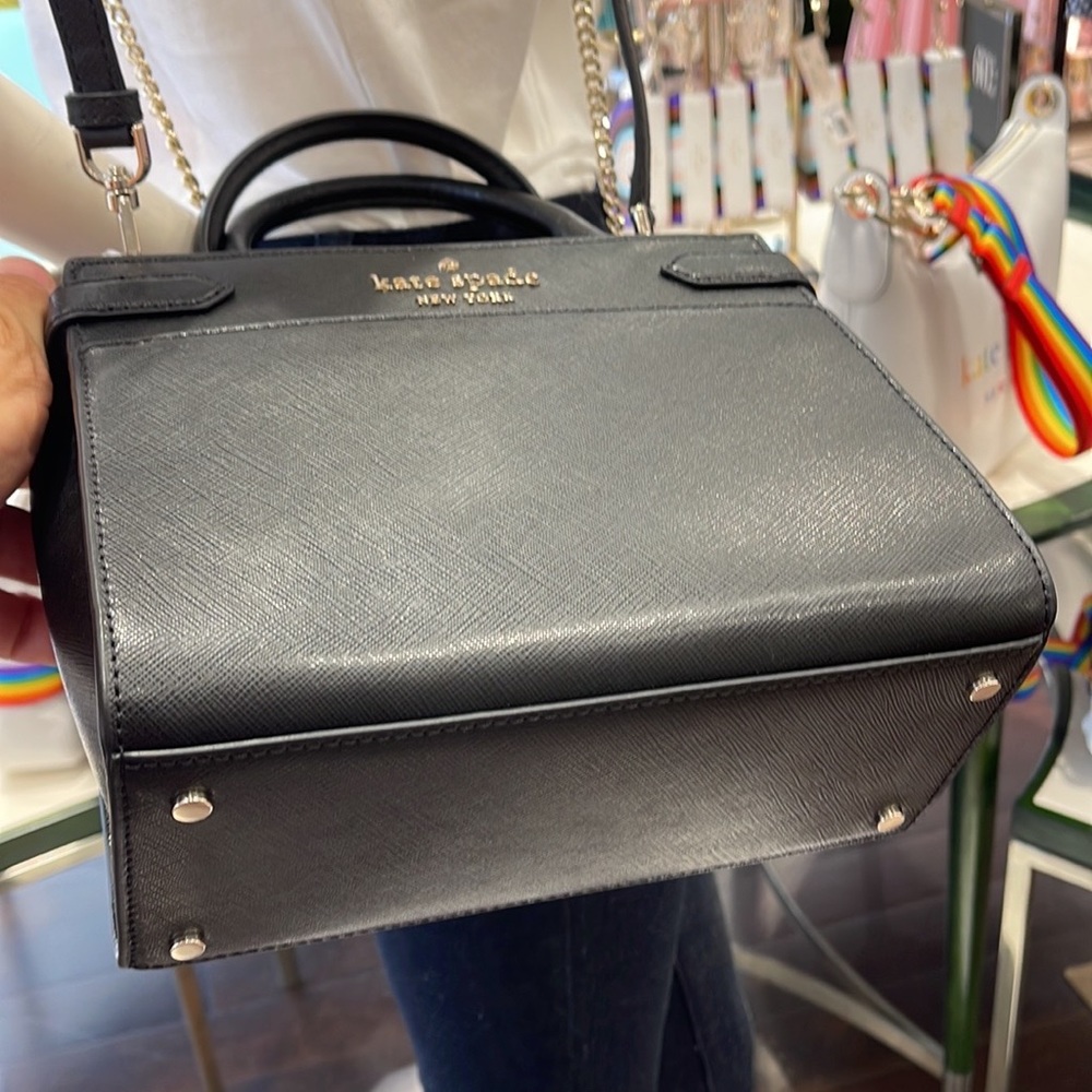 Kate Spade staci small satchel black NWT - Picture 2 of 16